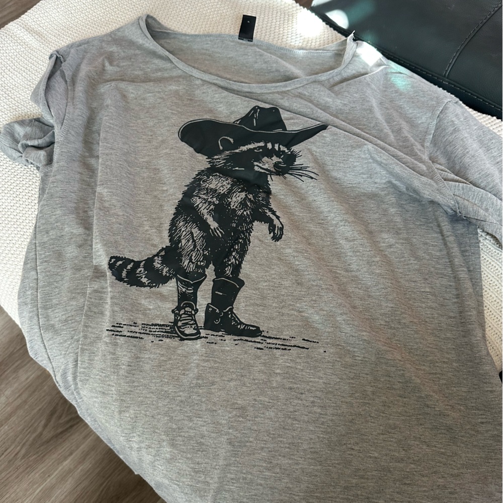 Gray Graphic Men’s Shirt